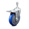 Service Caster 5 Inch Blue Polyurethane Swivel 3/8 Inch Stem Caster with Total Lock Brake SCC SCC-TSTTL20S514-PPUB-BLUE-381615 - alternate 2